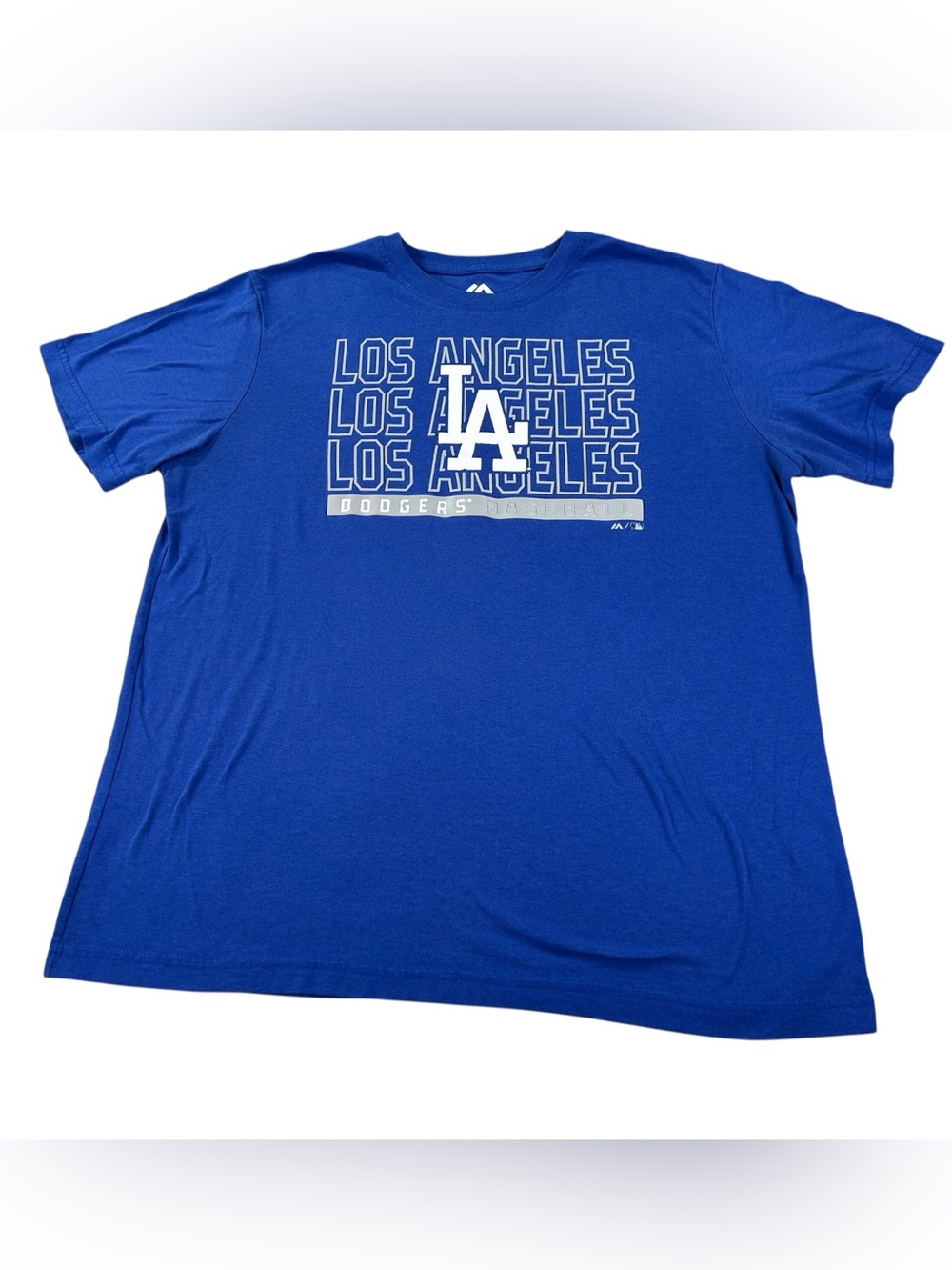 Majestic LA Dodgers T-Shirt Men’s XL Royal Blue 2010s MLB Retro Sportswear
